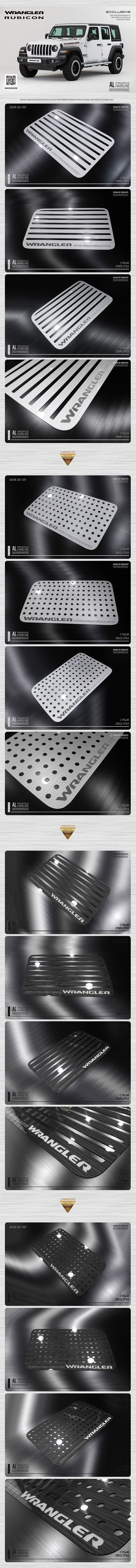 AL 헤어라인 스포츠 플레이트 _ 랭글러 루비콘 4세대 [ JL ]