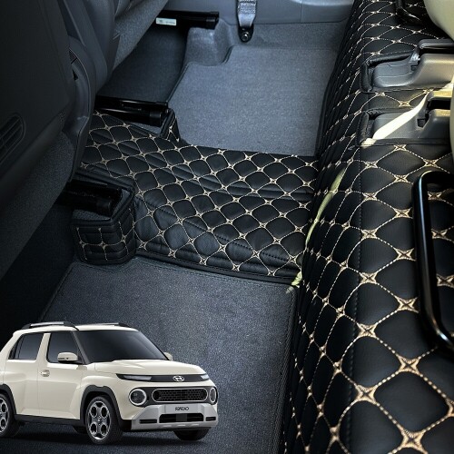 닥쏘오토,캐스퍼(더뉴 캐스퍼) 가솔린 전용 1열 2열 센터 콘솔매트+2열 킥매트 세트 (인스퍼레이션)