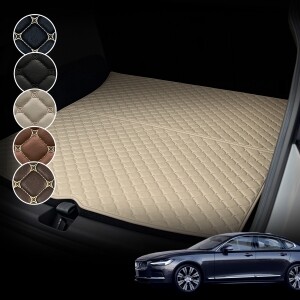 컨셉토 가죽 퀼팅 볼보 S90 전용 트렁크매트