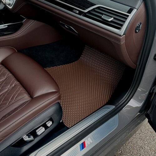 닥쏘오토,BMW 5시리즈 G60 전용 3D 엠보싱 차세대 고무매트 1열2열 세트 (2024~)