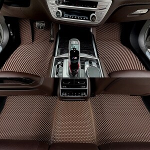 BMW 7시리즈 G11, G12 전용 3D 엠보싱 차세대 고무매트 1열2열 세트
