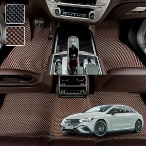 벤츠 EQE V295 전용 3D 엠보싱 차세대 고무매트 1열2열 세트 (2022년~)