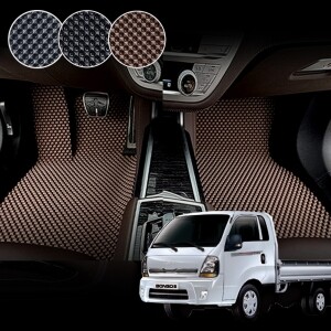 봉고3 전용 3D 엠보싱 차세대 고무매트 운전석+조수석 세트