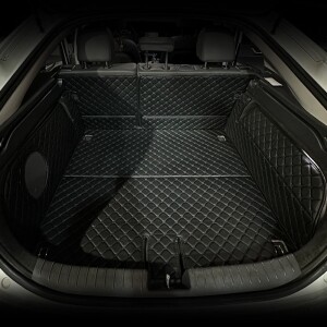 컨셉토 3D 가죽 퀼팅 (구)아이오닉 전기차 전용(더뉴포함, 스피커-유) 풀커버 사이드 트렁크매트 세트 (17~22년)