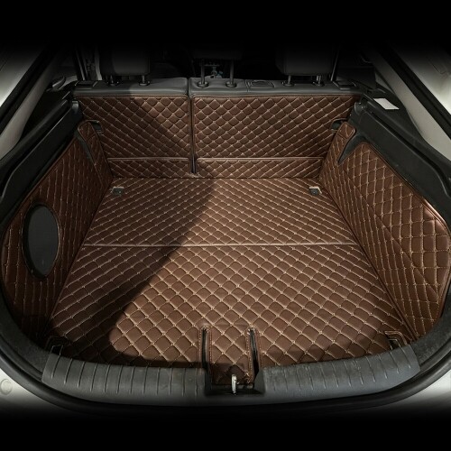 닥쏘오토,컨셉토 3D 가죽 퀼팅 (구)아이오닉 전기차 전용(더뉴포함, 스피커-유) 풀커버 사이드 트렁크매트 세트 (17~22년)