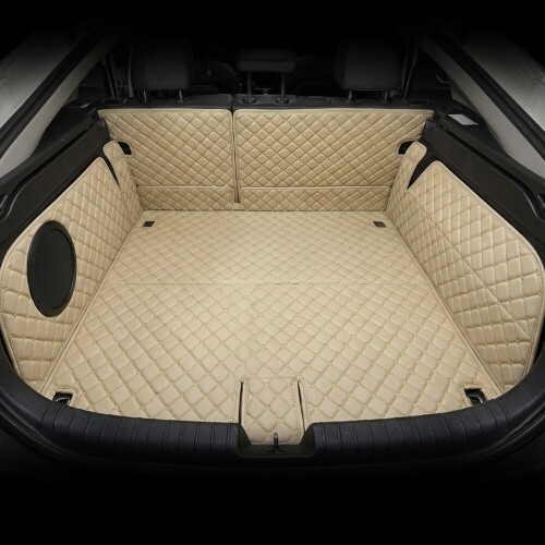 닥쏘오토,컨셉토 3D 가죽 퀼팅 (구)아이오닉 전기차 전용(더뉴포함, 스피커-유) 풀커버 사이드 트렁크매트 세트 (17~22년)