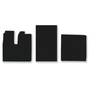 만 TGX 전용 3D 엠보싱 차세대 고무매트 1열 (3p)