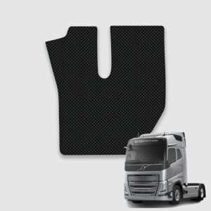 볼보 대형트럭 운전석 1P 전용 3D 엠보싱 차세대 고무매트 (FL/FH/FM/FMX)