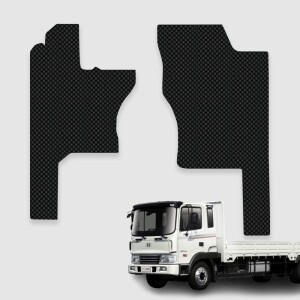 메가트럭 전용 3D 엠보싱 차세대 고무매트 조수석+운전석 세트