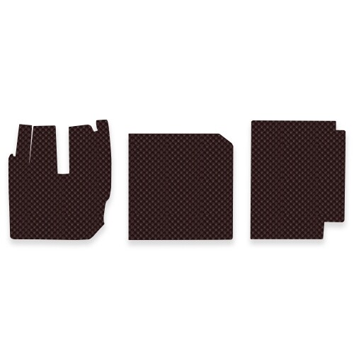 닥쏘오토,파비스 전용 3D 엠보싱 차세대 고무매트 1열 (3p)