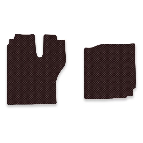 닥쏘오토,트라고 전용 3D 엠보싱 차세대 고무매트 1열 운전석+조수석 세트