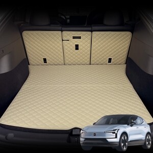 컨셉토 가죽 퀼팅 볼보 EX30 전용 등커버 트렁크매트 세트 (2024~)