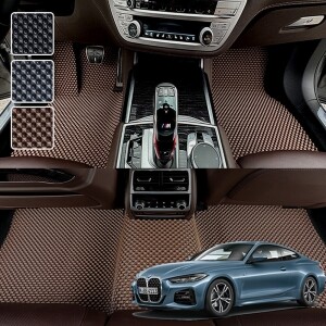 BMW 4시리즈(G26) 그란쿠페 5도어 전용 3D 엠보싱 차세대 고무매트 1열2열 세트 (2021~)