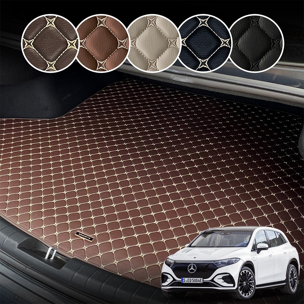 컨셉토 가죽 퀼팅 벤츠 EQS SUV 7인승 (V295) 전용 트렁크매트 (2022~)