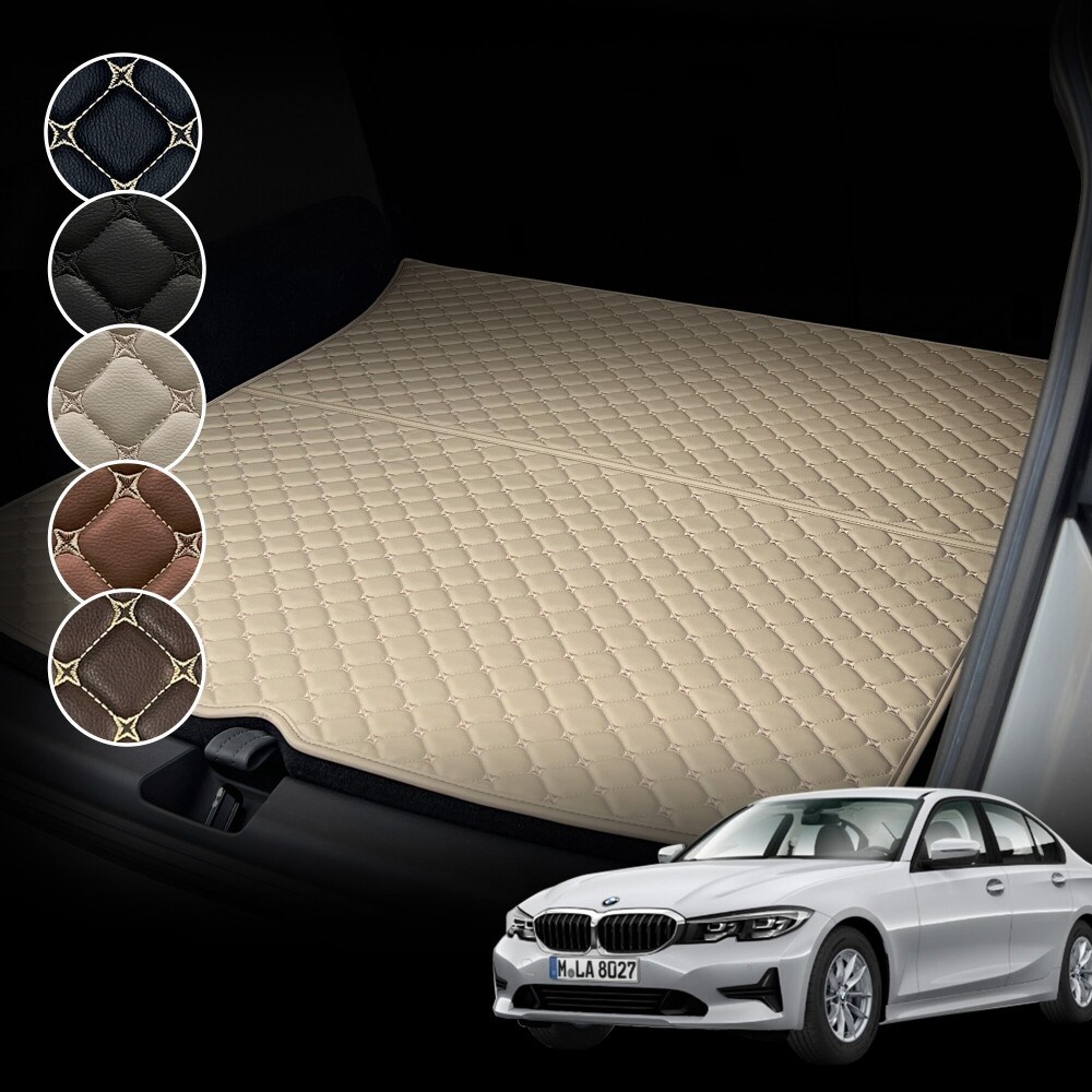 알브이모터스 가죽 퀼팅 BMW 3시리즈 (G20) 전용 트렁크매트