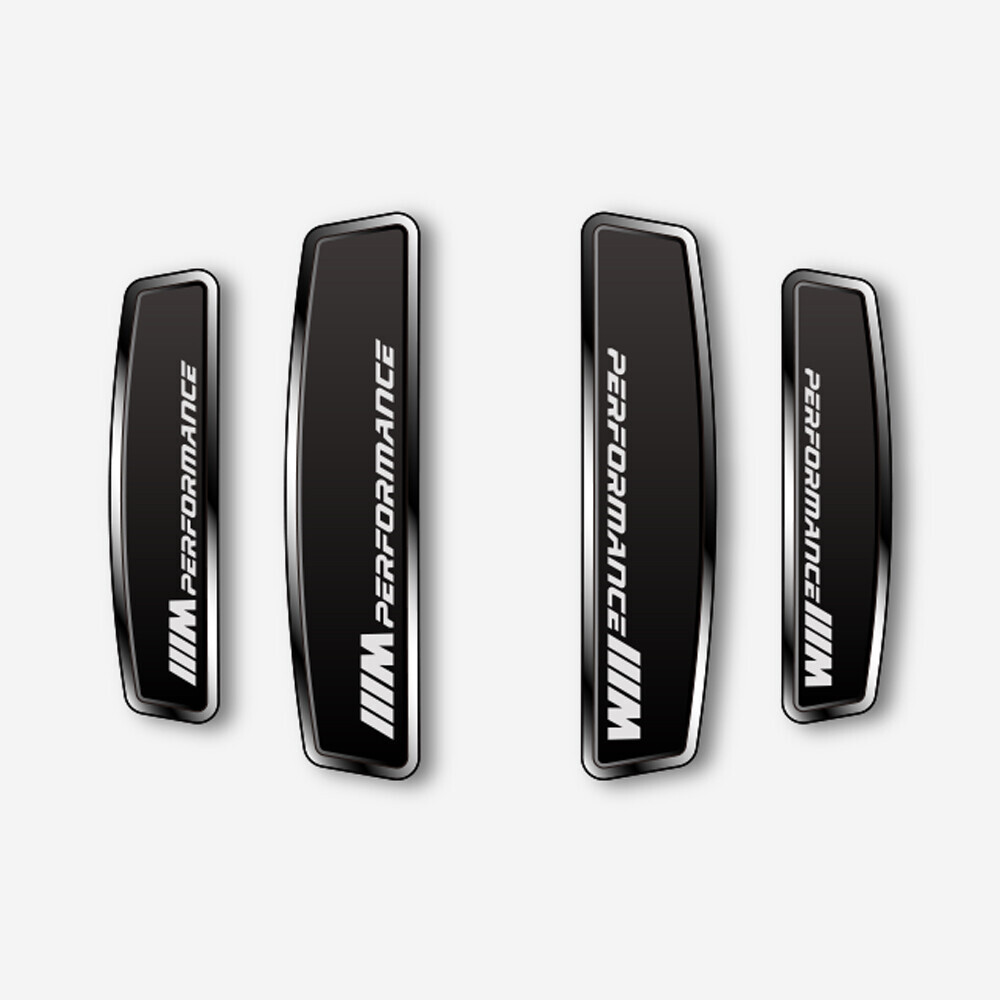 블랙 쉴드 엠블럼 도어가드 BMW M 퍼포먼스