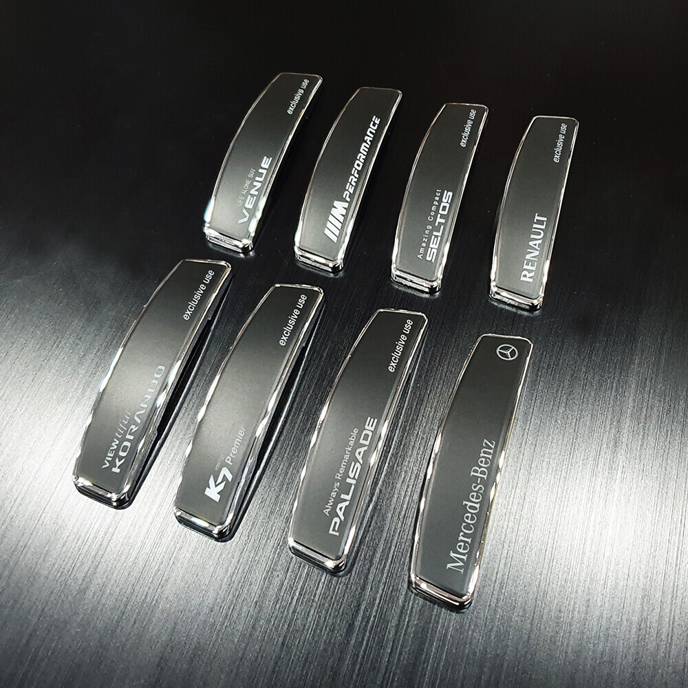 블랙 쉴드 엠블럼 도어가드 체어맨