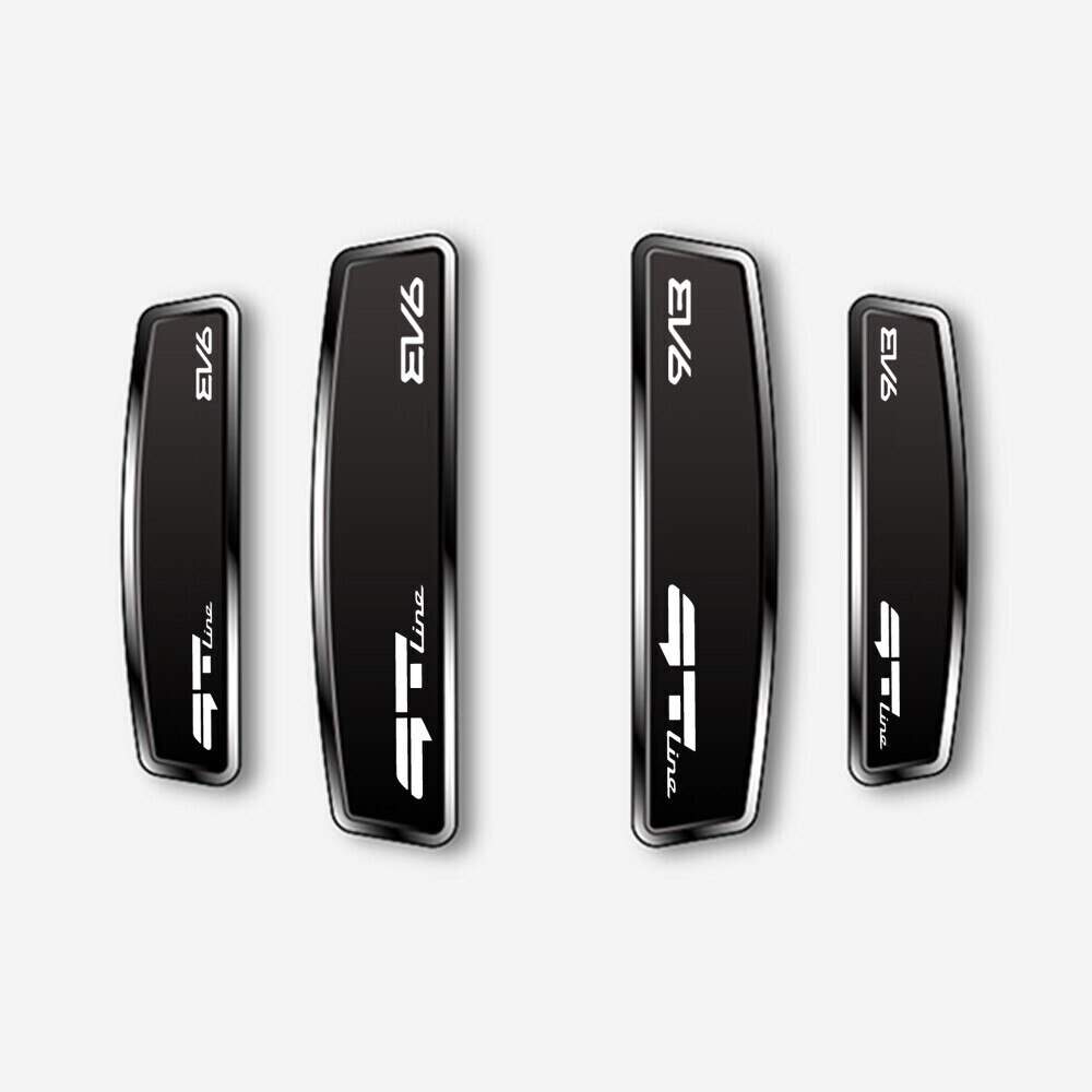 블랙 쉴드 엠블럼 도어가드 EV6 GT
